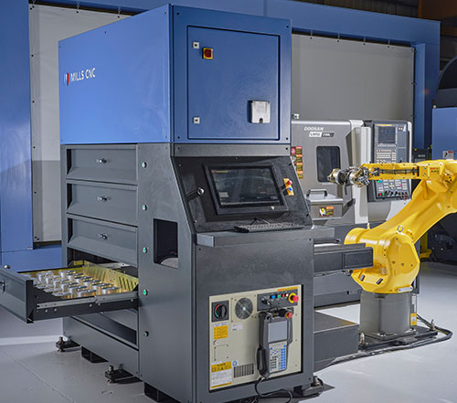 Two way drawer system (loading/unloading station).